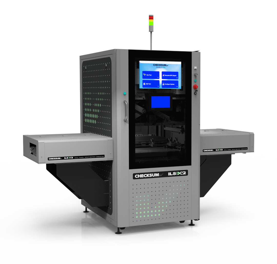 CheckSum ILS-X2 dual-panel automated parallel PCBA test system